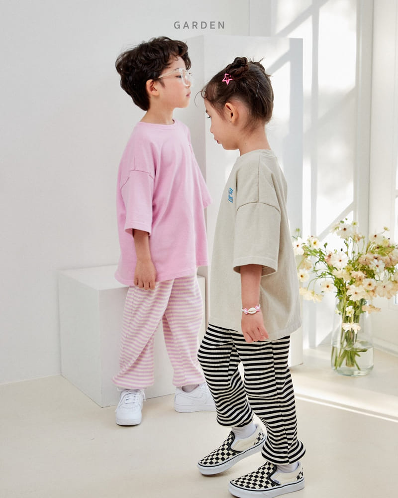 Garden - Korean Children Fashion - #designkidswear - Logo Short Sleeves Tee - 5