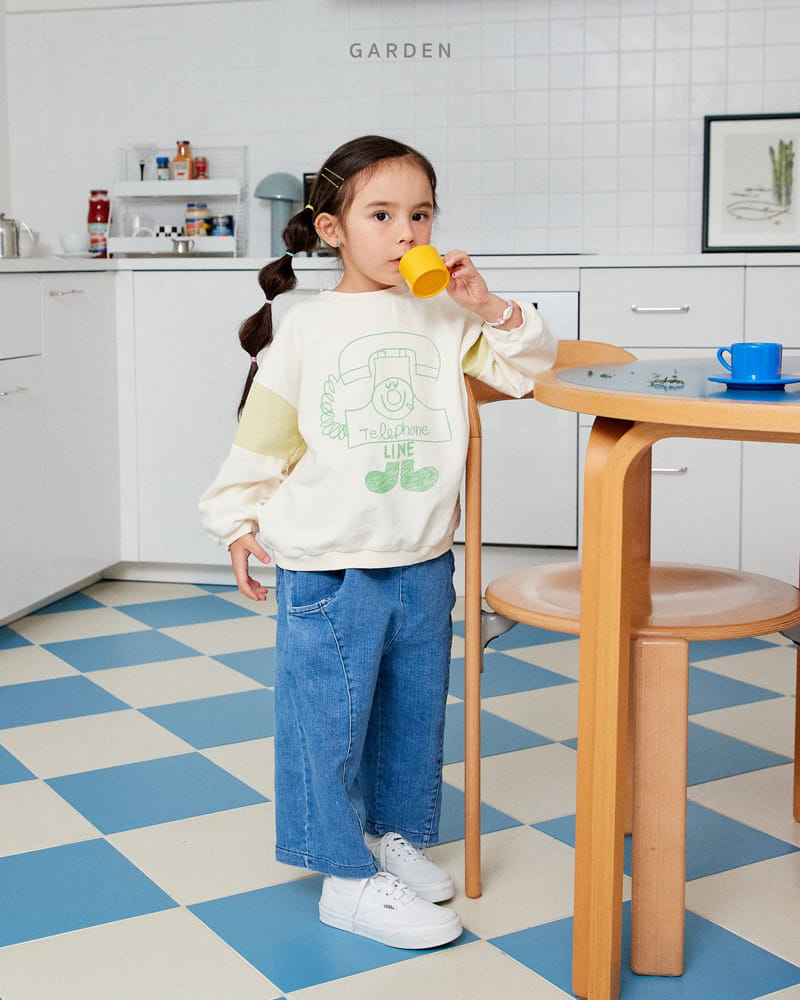 Garden - Korean Children Fashion - #designkidswear - Telephone Sweatshirt