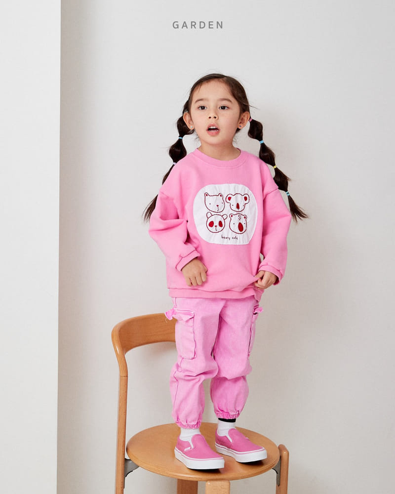 Garden - Korean Children Fashion - #discoveringself - Bear Patch Sweatshirt - 3