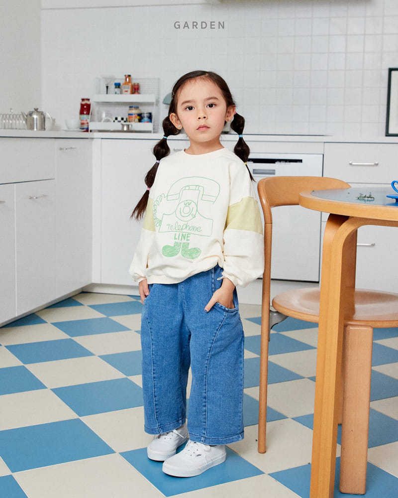Garden - Korean Children Fashion - #discoveringself - Telephone Sweatshirt - 2