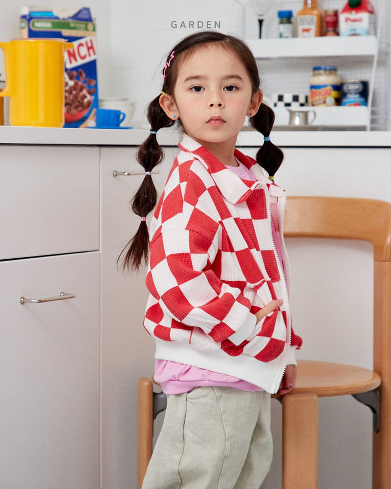 Garden - Korean Children Fashion - #fashionkids - Stand Collar Zip-up - 9