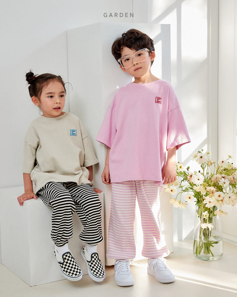 Garden - Korean Children Fashion - #fashionkids - Logo Short Sleeves Tee - 7