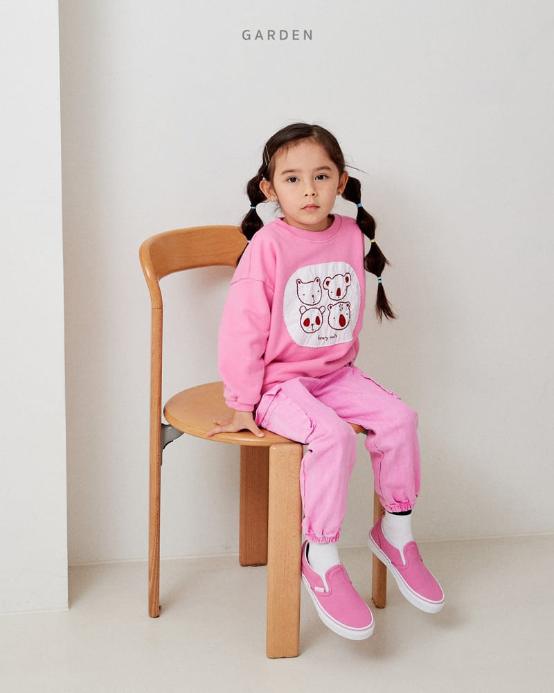 Garden - Korean Children Fashion - #discoveringself - Bear Patch Sweatshirt - 4