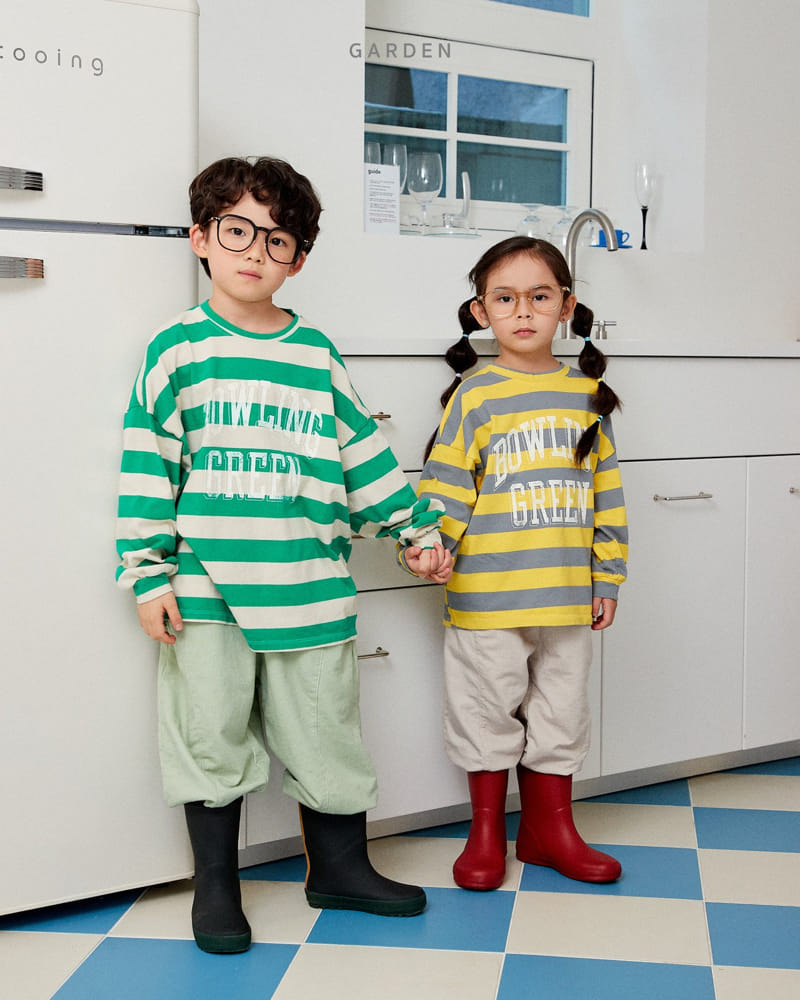 Garden - Korean Children Fashion - #fashionkids - Stripes Tee - 12