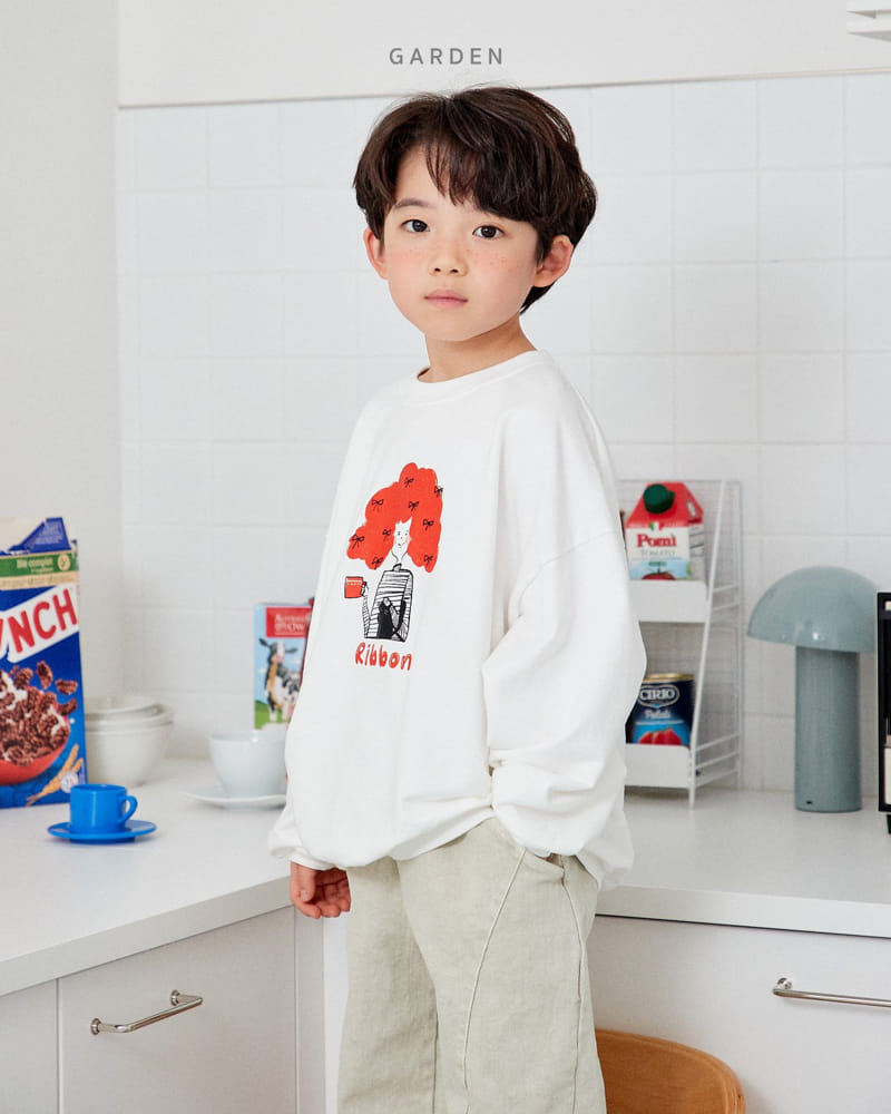 Garden - Korean Children Fashion - #fashionkids - Ribbon Sweatshirt - 6