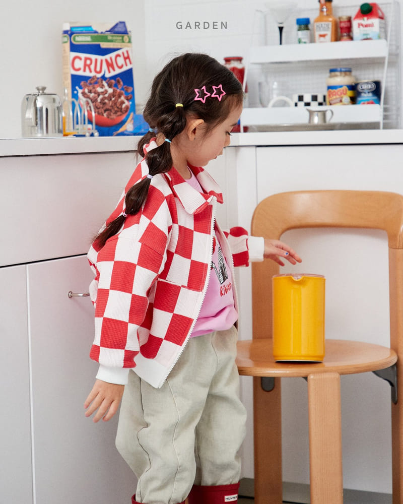 Garden - Korean Children Fashion - #kidsshorts - Stand Collar Zip-up - 10