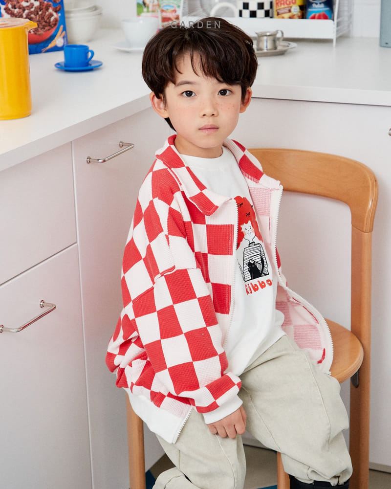 Garden - Korean Children Fashion - #kidsstore - Stand Collar Zip-up - 11