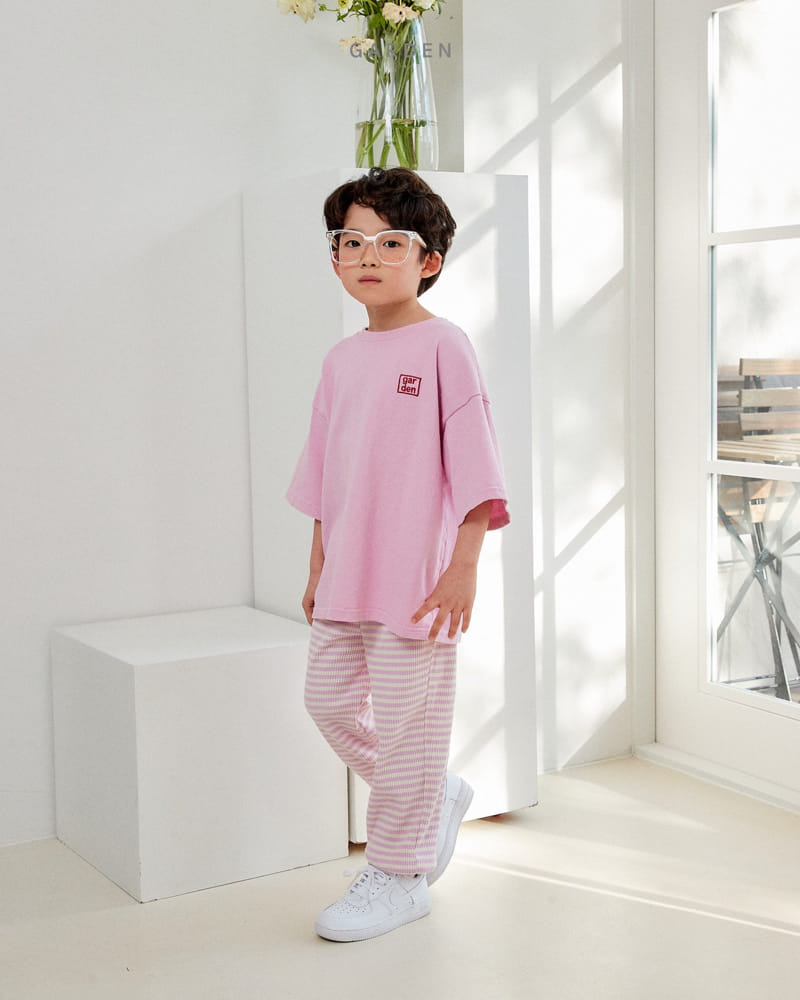 Garden - Korean Children Fashion - #kidsstore - Logo Short Sleeves Tee - 9