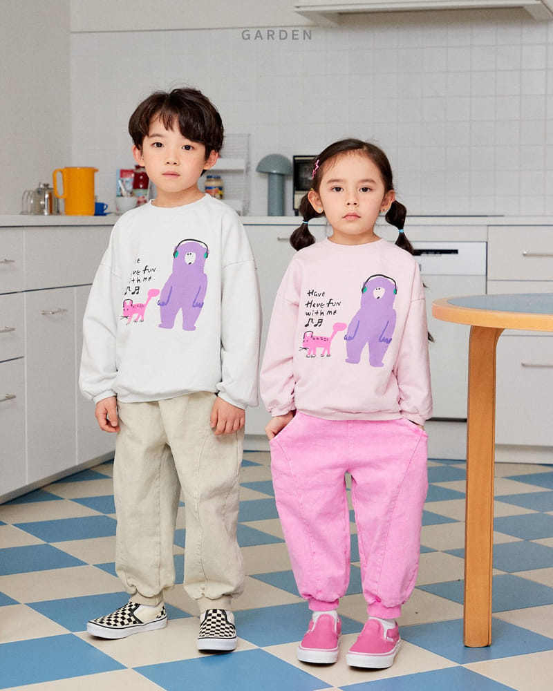 Garden - Korean Children Fashion - #kidsstore - Head Phone Sweatshirt - 2