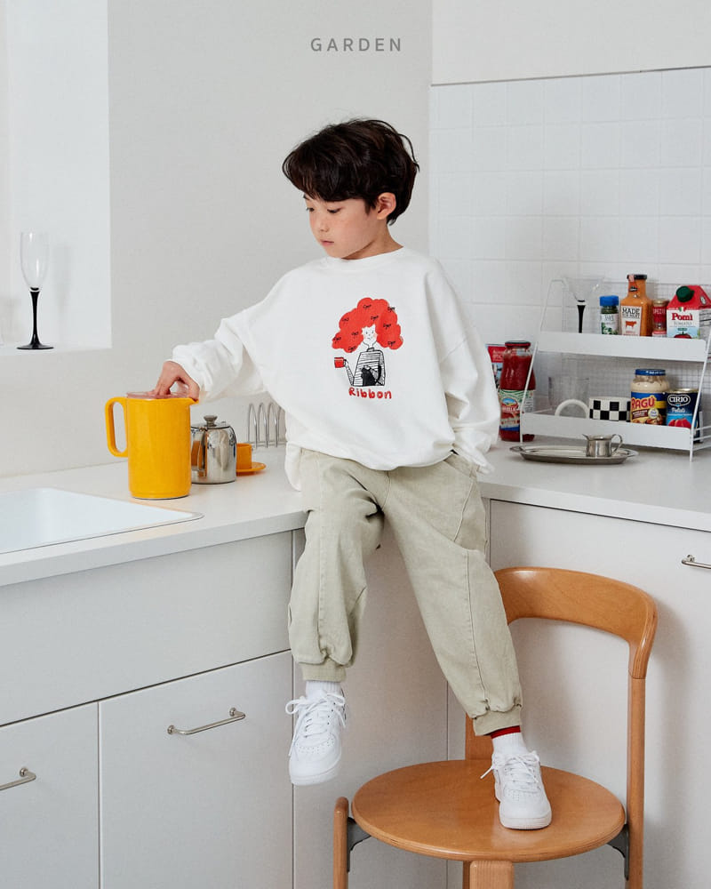 Garden - Korean Children Fashion - #kidsstore - Ribbon Sweatshirt - 8