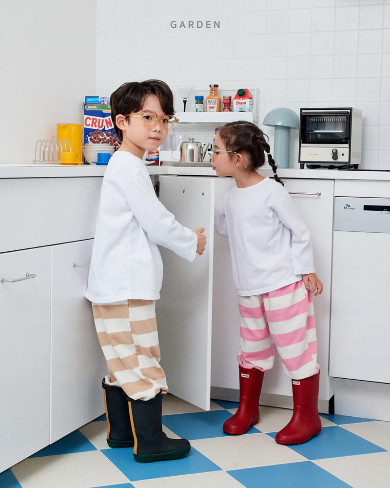 Garden - Korean Children Fashion - #kidsstore - Big Stripes Pants - 5