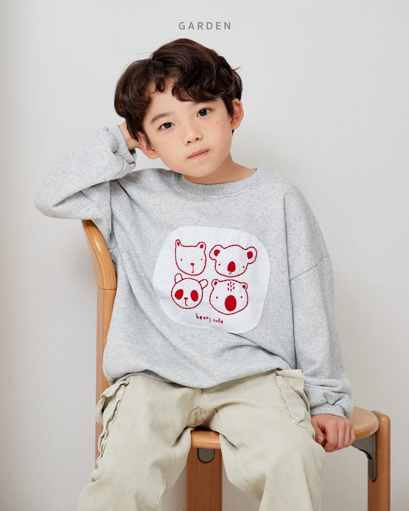 Garden - Korean Children Fashion - #kidzfashiontrend - Bear Patch Sweatshirt - 7