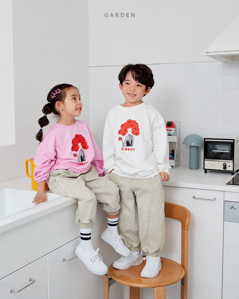Garden - Korean Children Fashion - #kidzfashiontrend - Ribbon Sweatshirt - 9