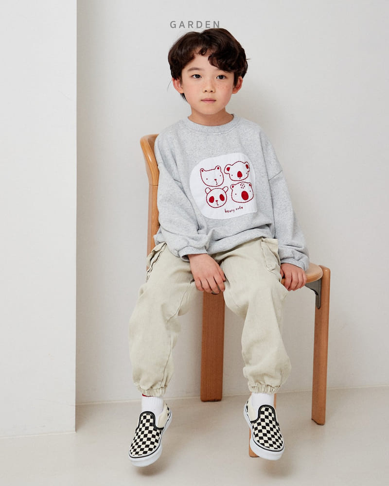 Garden - Korean Children Fashion - #littlefashionista - Bear Patch Sweatshirt - 9