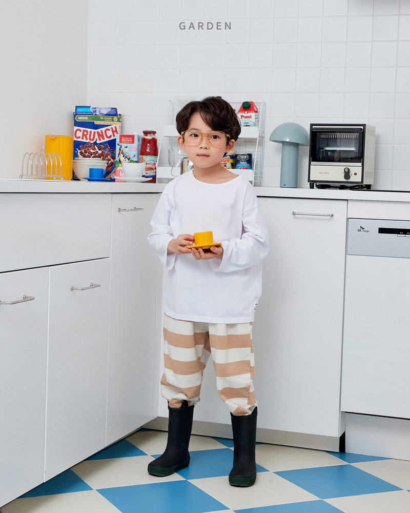 Garden - Korean Children Fashion - #littlefashionista - Big Stripes Pants - 8