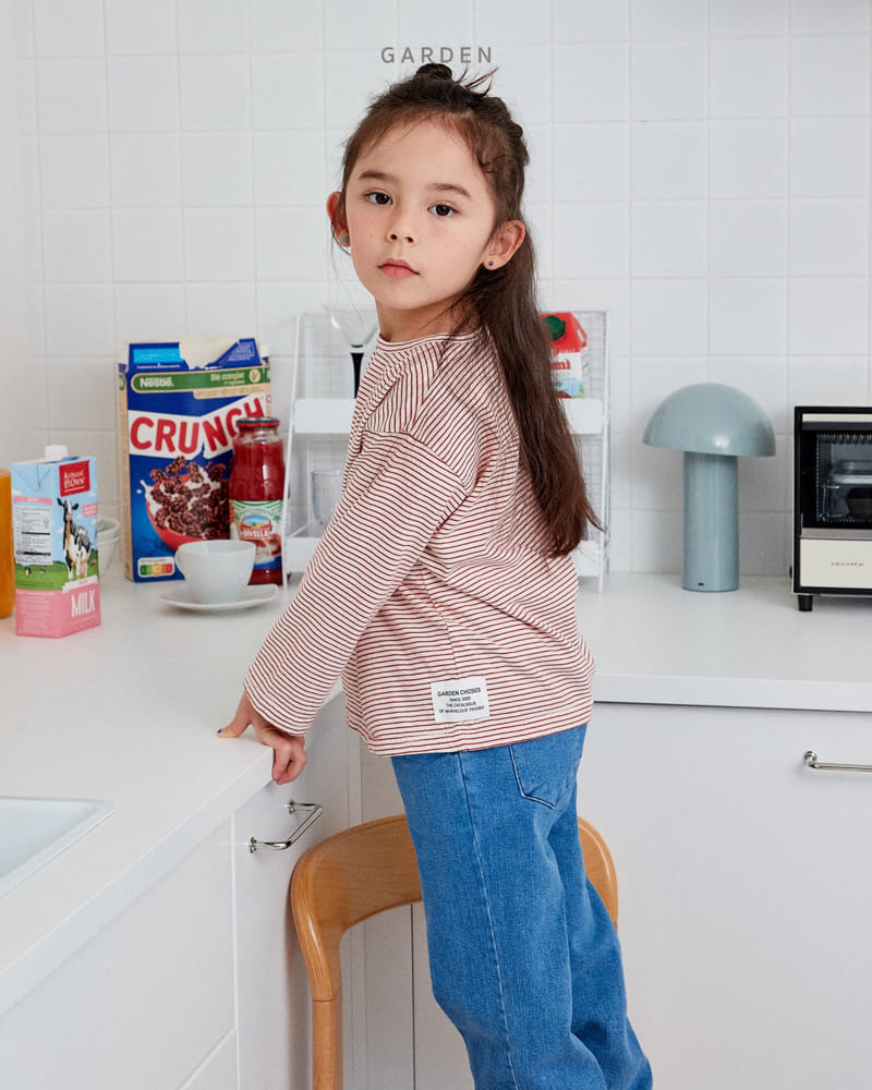 Garden - Korean Children Fashion - #magicofchildhood - Piping Tee - 11