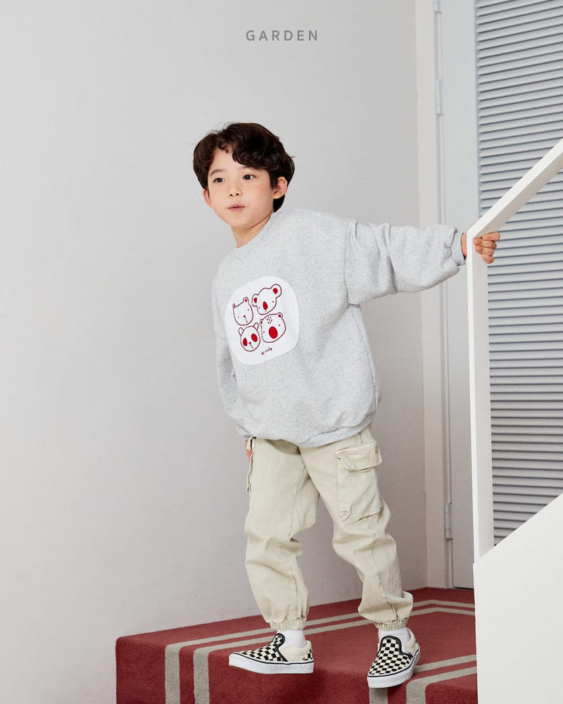 Garden - Korean Children Fashion - #magicofchildhood - Bear Patch Sweatshirt - 10