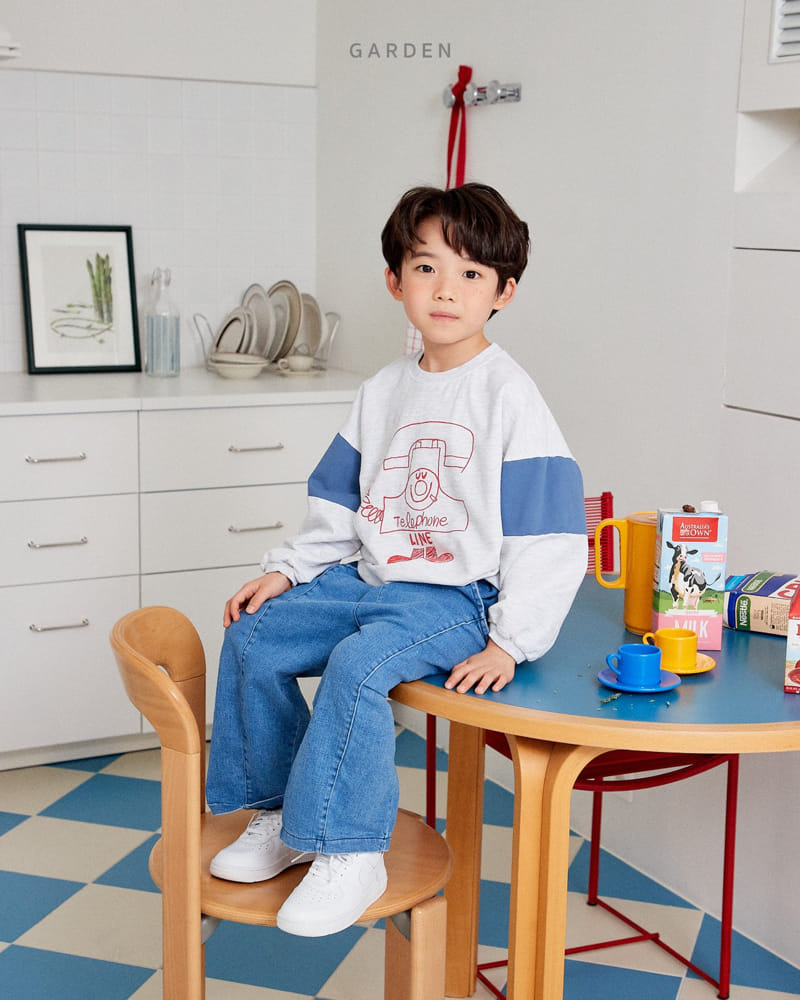 Garden - Korean Children Fashion - #magicofchildhood - Telephone Sweatshirt - 9