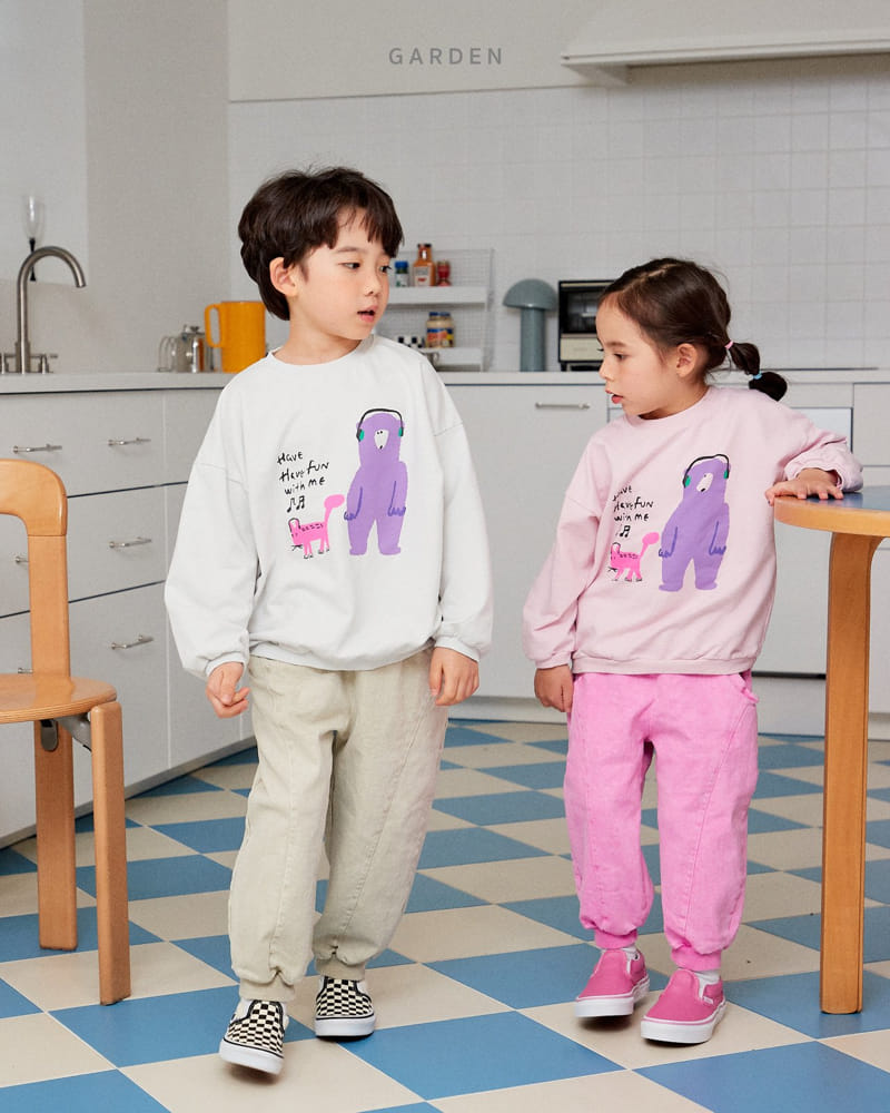 Garden - Korean Children Fashion - #magicofchildhood - Head Phone Sweatshirt - 6
