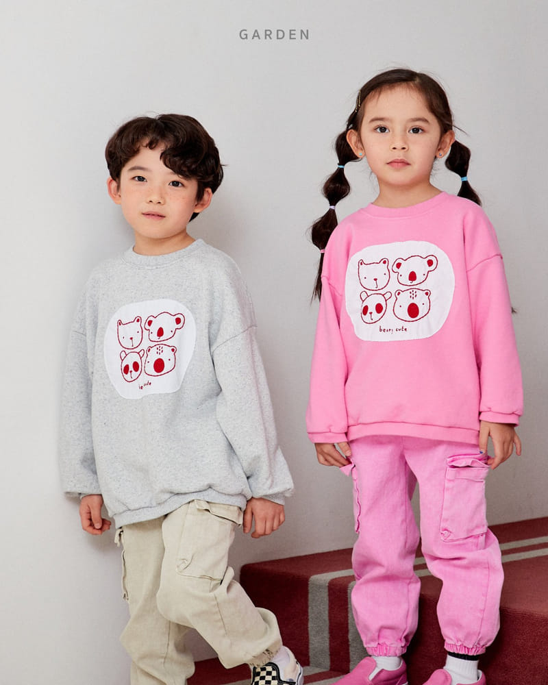 Garden - Korean Children Fashion - #minifashionista - Bear Patch Sweatshirt - 11