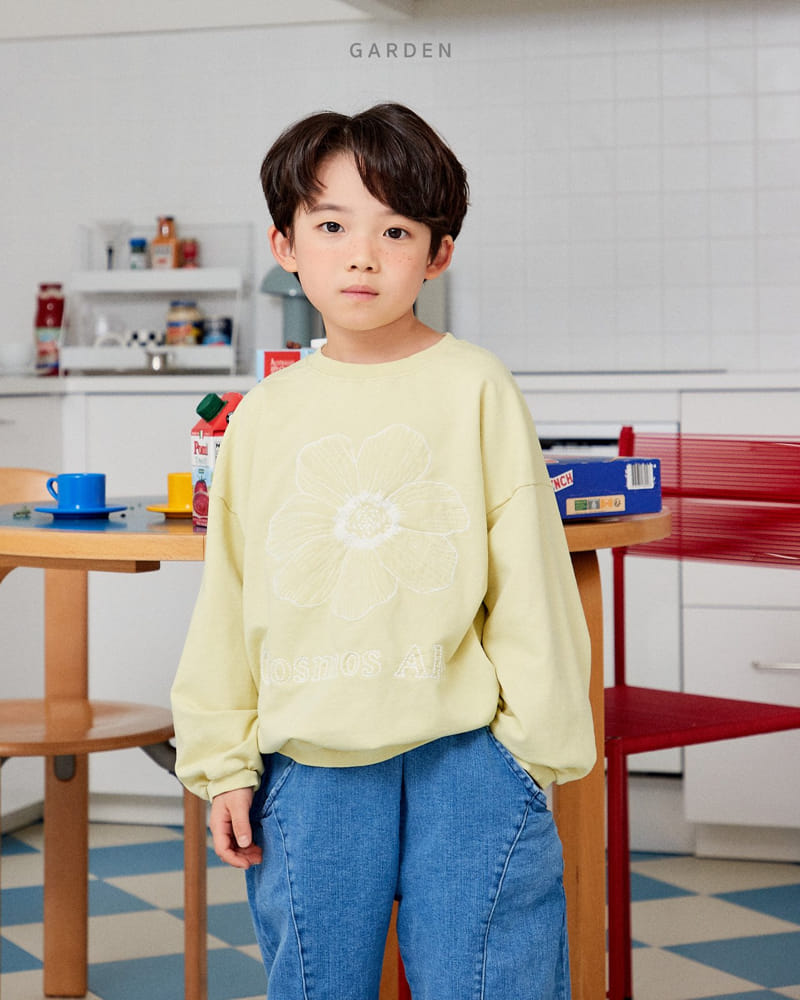 Garden - Korean Children Fashion - #minifashionista - Big Flower Sweatshirt - 6