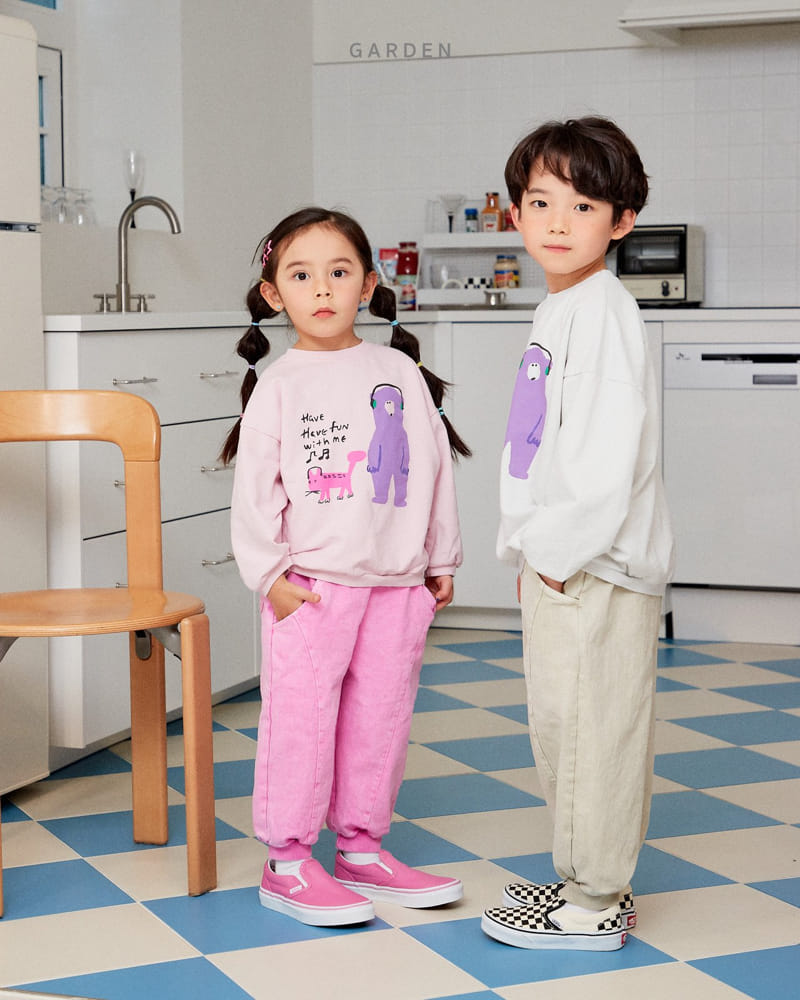 Garden - Korean Children Fashion - #prettylittlegirls - Head Phone Sweatshirt - 8