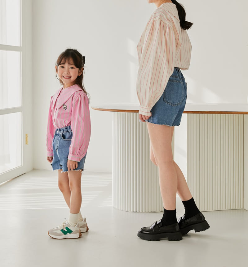 Ggomare - Korean Children Fashion - #Kfashion4kids - Ribbon Denim Jeans with Mom - 11