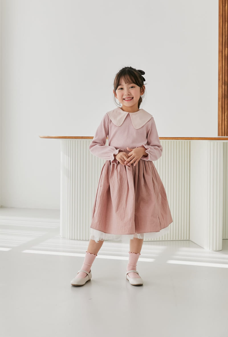 Ggomare - Korean Children Fashion - #childofig - Vove Collar Tee with Mom - 7