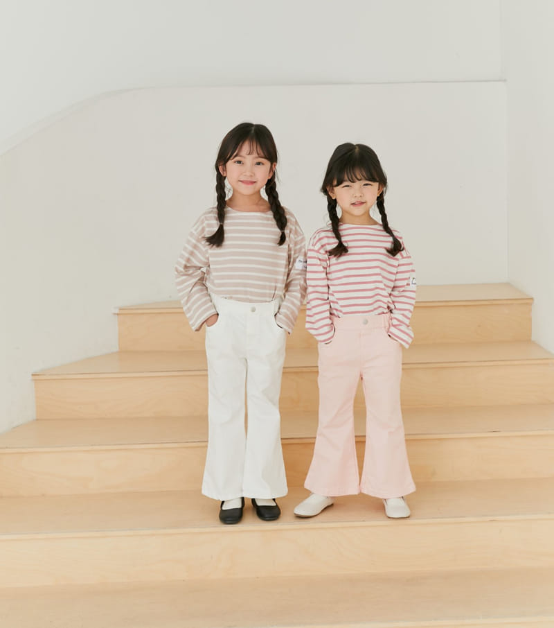 Ggomare - Korean Children Fashion - #designkidswear - Stripes Tee with Mom - 6