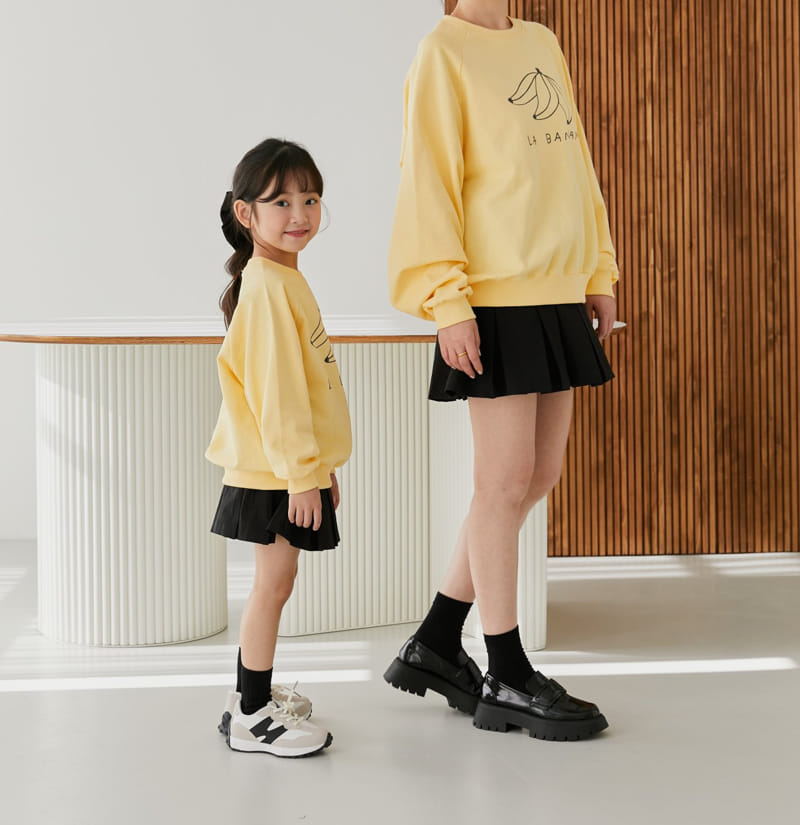 Ggomare - Korean Children Fashion - #littlefashionista - Banana Sweatshirt with Mom - 4