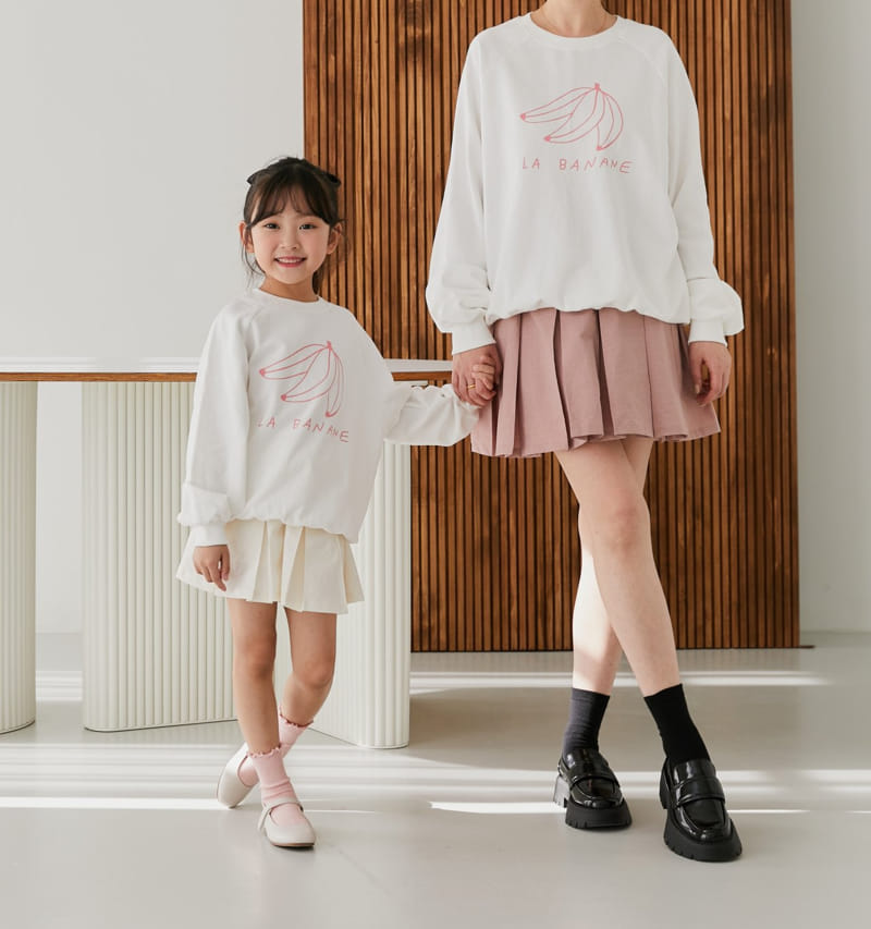 Ggomare - Korean Children Fashion - #prettylittlegirls - Banana Sweatshirt with Mom - 6