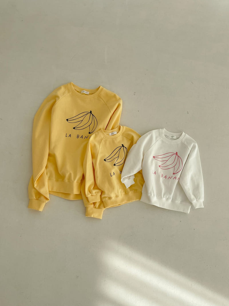 Ggomare - Korean Children Fashion - #toddlerclothing - Banana Sweatshirt with Mom - 8