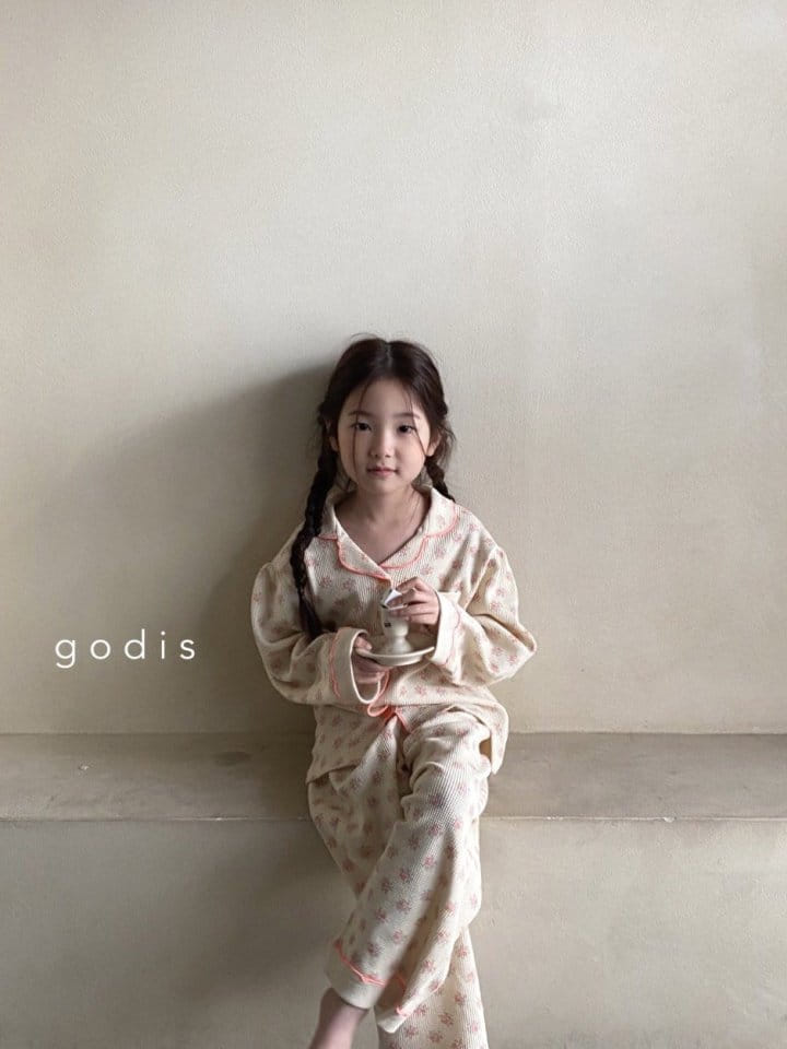 Godis - Korean Children Fashion - #Kfashion4kids - Waffle Pajama - 2