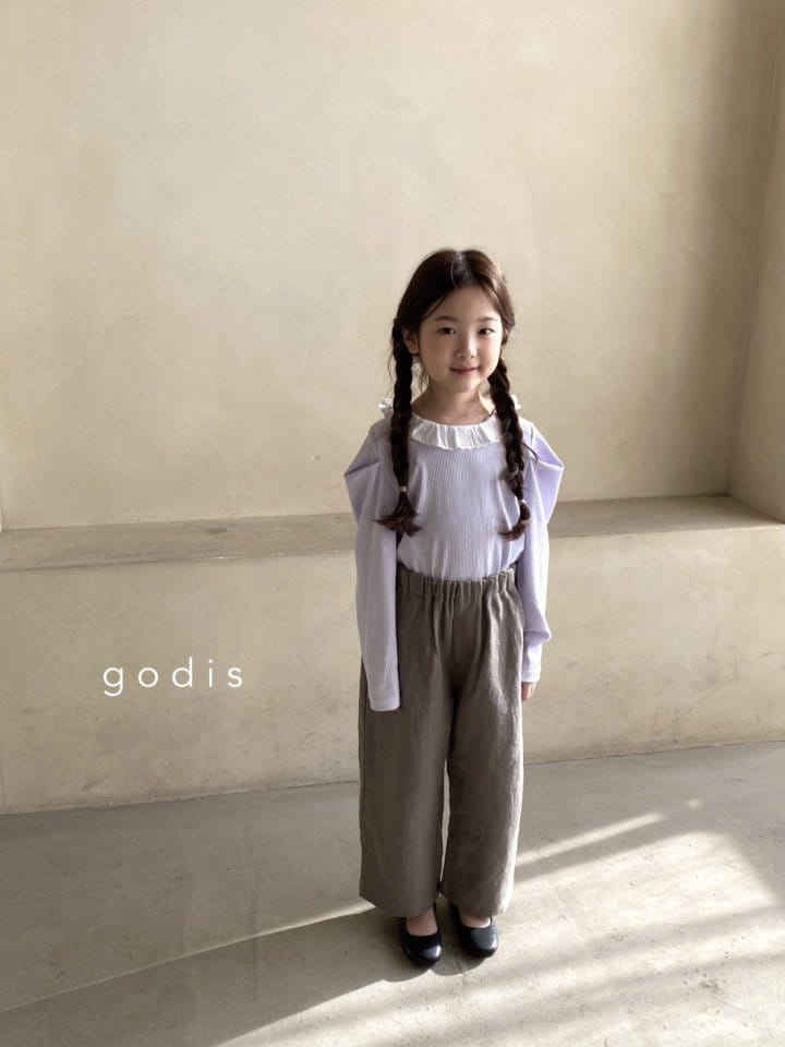 Godis - Korean Children Fashion - #childofig - Lace Frill Tee - 12