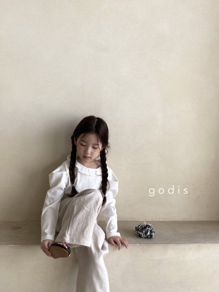 Godis - Korean Children Fashion - #designkidswear - Lace Frill Tee