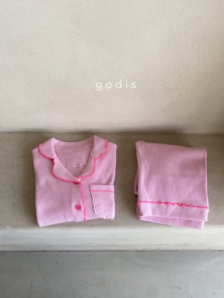 Godis - Korean Children Fashion - #designkidswear - Waffle Pajama - 10