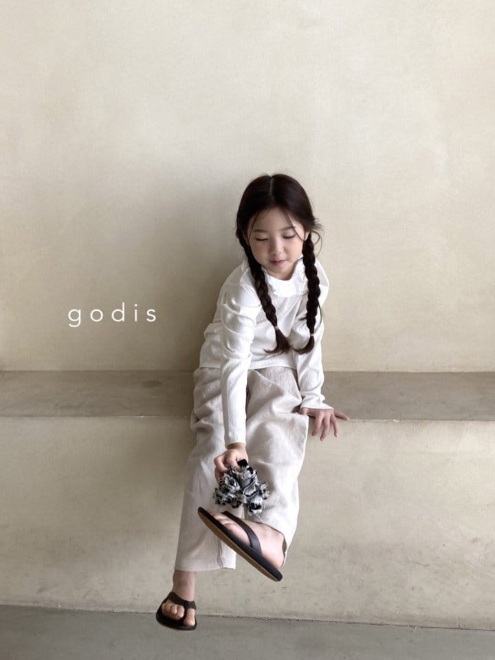 Godis - Korean Children Fashion - #fashionkids - Lace Frill Tee - 3