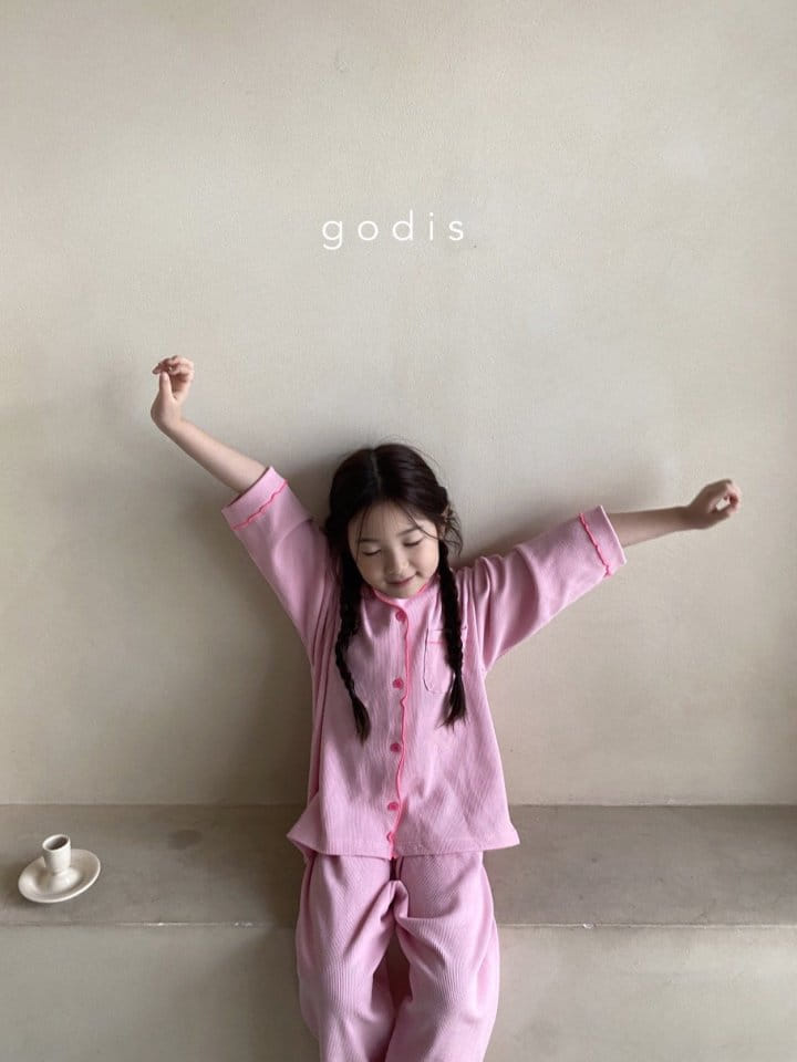 Godis - Korean Children Fashion - #fashionkids - Waffle Pajama - 12