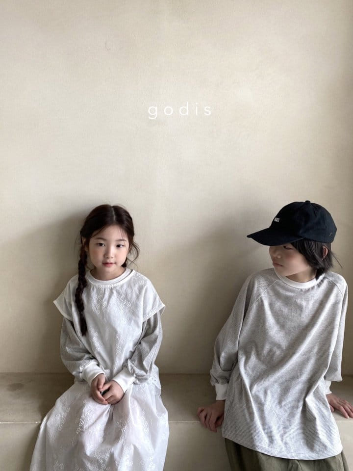 Godis - Korean Children Fashion - #kidsshorts - Stripes Tee - 5