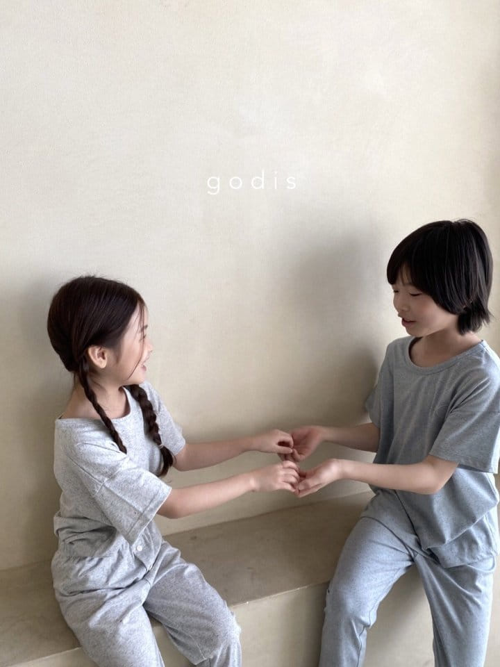 Godis - Korean Children Fashion - #kidsshorts - Oreo Top Bottom Set - 10