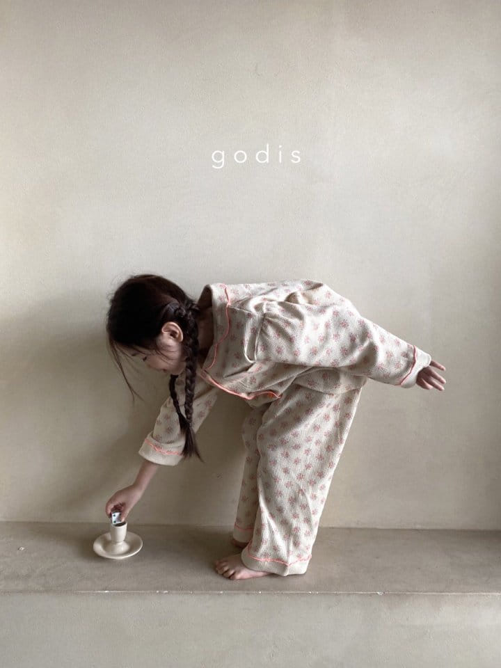 Godis - Korean Children Fashion - #kidzfashiontrend - Waffle Pajama