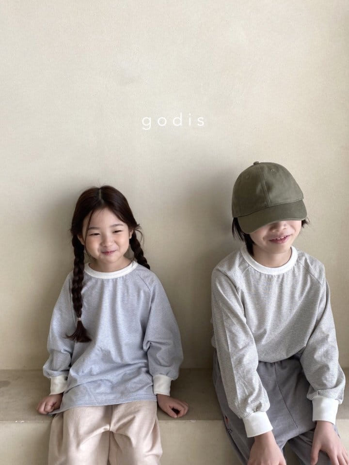 Godis - Korean Children Fashion - #minifashionista - Stripes Tee - 11