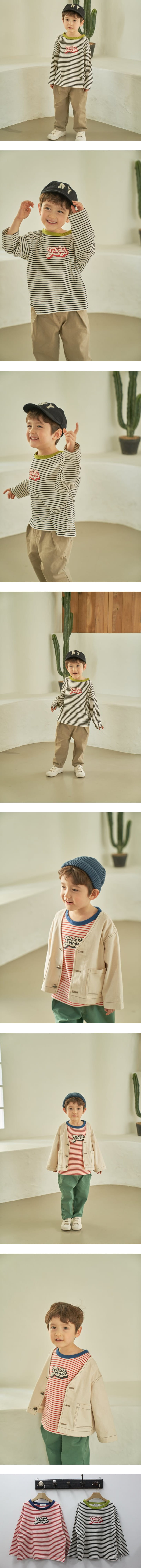 Green Tomato - Korean Children Fashion - #magicofchildhood - Stripes 10 Tee