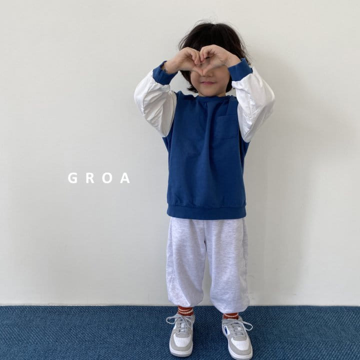 Groa - Korean Children Fashion - #childofig - Sleeves Color Sweatshirt - 9