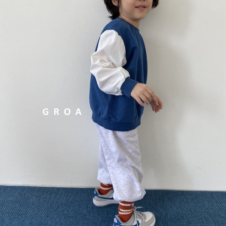 Groa - Korean Children Fashion - #childrensboutique - Sleeves Color Sweatshirt - 10