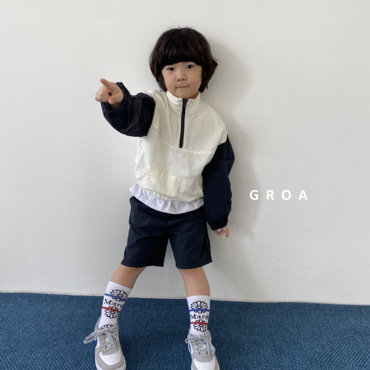 Groa - Korean Children Fashion - #childrensboutique - Anorak Top Bottom Set