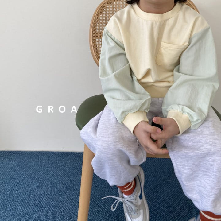 Groa - Korean Children Fashion - #designkidswear - Sleeves Color Sweatshirt - 11