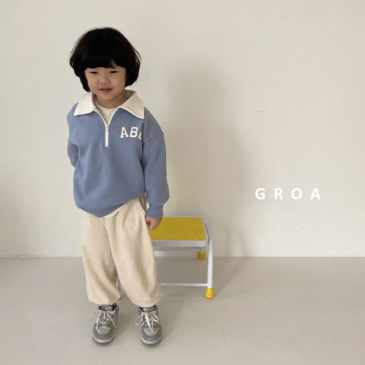 Groa - Korean Children Fashion - #fashionkids - ABC Half Sweatshirt