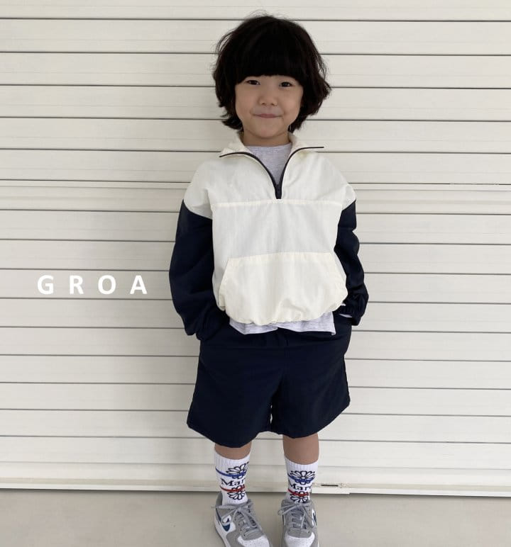 Groa - Korean Children Fashion - #kidsstore - Anorak Top Bottom Set - 6