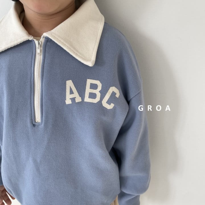 Groa - Korean Children Fashion - #kidsstore - ABC Half Sweatshirt - 3